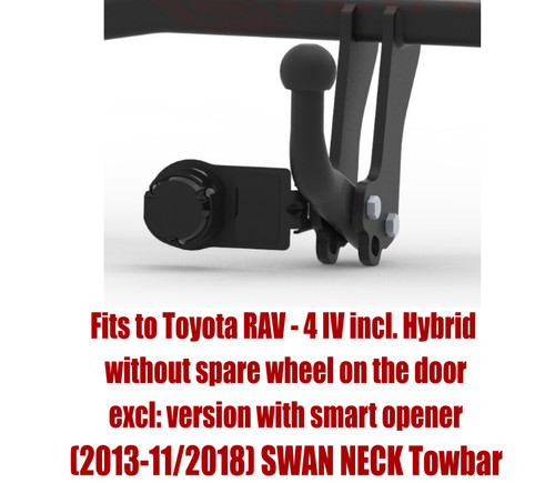 Swan neck tow bar for - neck,
