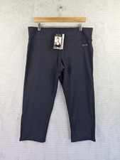 USA Pro Womens Black 3/4 Leggings Size UK 18/XXL BNWT RRP £34.99