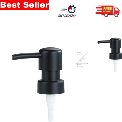 Modern black soap dispenser - soap,