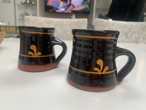 Pair vintage studio pottery - pair,