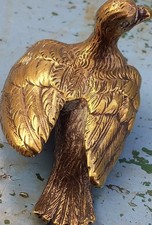 Antique/Vintage Solid Brass Dove/Pigeon/Bird Paperweight/Figure VGC