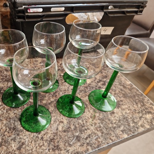 Set emerald green - green, long