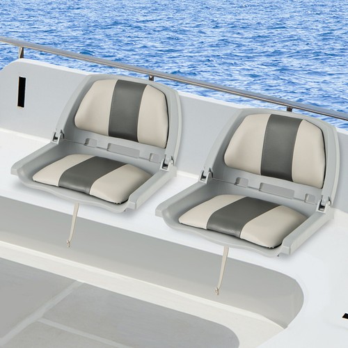 Folding low back boat seat - low,