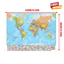 2026 Large Map of World Map