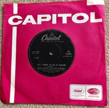 All I Have To Do Is Dream - Bobby Gentry & Glen Campbell - 1969 7" Vinyl Single