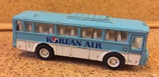 Vintage Rare Die Cast Korean Air Blue Shuttle Bus Toy Vehicle CS02 Limousine