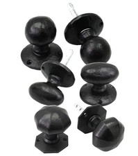 Cast Iron Black Door Knobs