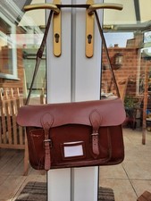 Vintage Collectors, Genuine Leather 1970's School Satchel