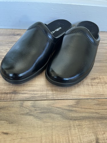 Rohde black leather mule slip - leather,