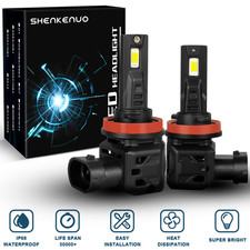 LED H8 Led 70w Marker Angel Eyes Halo Light Headlight Bulbs No Error 2pcs New