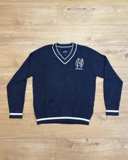 Hollister Navy V-Neck Knit