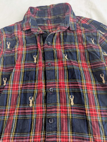 Next christmas stag tartan - stag,