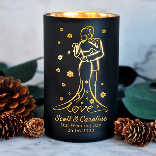 Personalised scented candles - personalised,