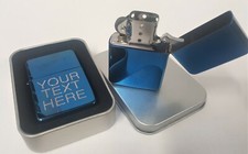 Engraved ICE BLUE Personalised