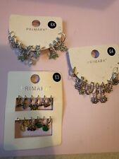 3x Primark 6 Pack Multi Hoop