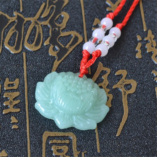 2pcs jade lotus - lotus, flower