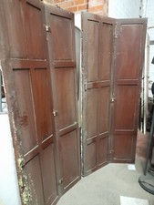 3 X VINTAGE BiFolding Concertina Doors Wall Divider Bathroom LivingRoom