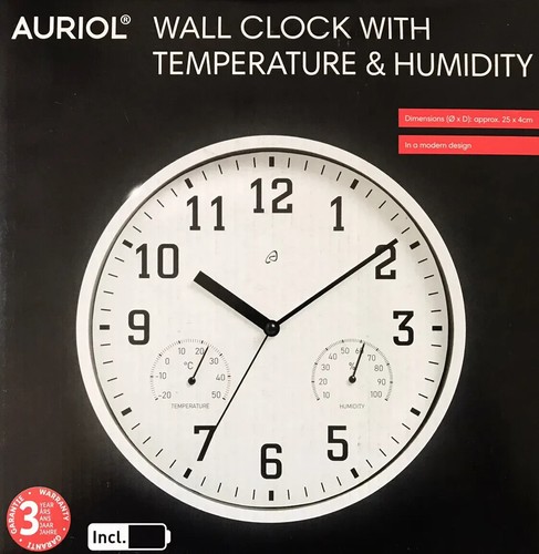 Auriol wall clock - wall, with