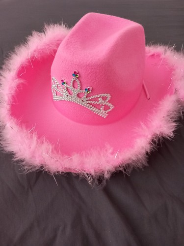 Bright pink cowboy - cowboy, hat