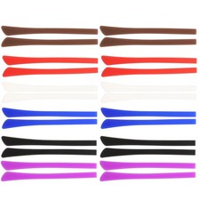 12Pairs Silicone Eyeglass End