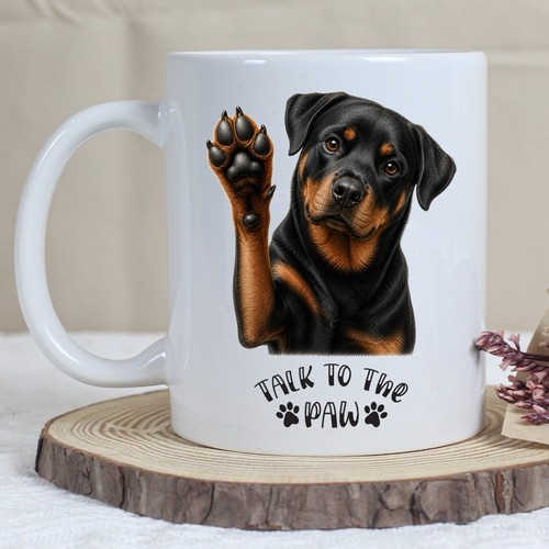Funny rottweiler dog mug - funny,
