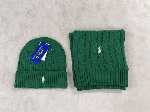 Green ralph lauren - beanie, and