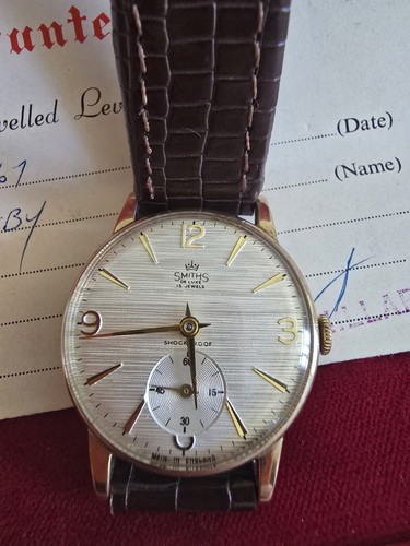 Vintage 1967 smiths 9ct mech - vintage,