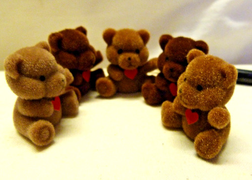 Vintage miniature teddy - 5,