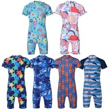 Boys Tiger Print Swimsuit