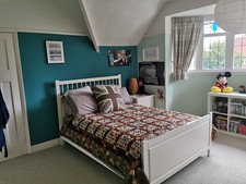 Ikea Hemnes white double bed