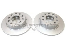 AUDI A3 MK2 2.0 TDi SPORT & S LINE 03-11 REAR 2 BRAKE DISCS SET (CHECK SIZE)