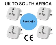 4 PACK UK to South Africa Plug