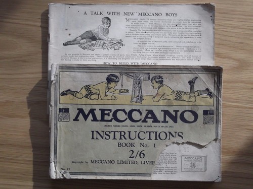 Meccano instruction book - meccano,
