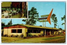 1959 Bunnell Restaurant & Coffee Shop Tables Chairs Bunnell Florida FL Postcard