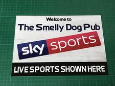 Personalised Sky Sports Metal