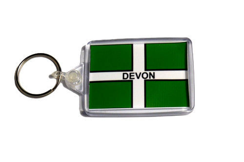 Devon flag clear acrylic - devon, flag,