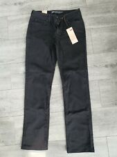 Levis Demi Curve ID Mid Rise Straight Black 8/29 = W29 L30 NEW