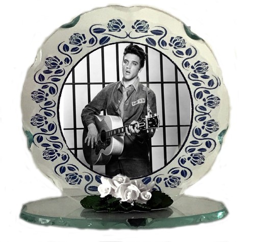 Blue suede shoes - blue, elvis