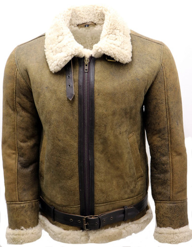 Men brown vintage leather - brown, b3