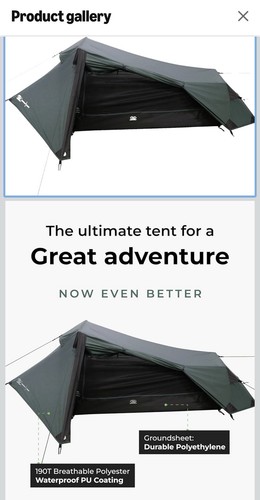 Highlander blackthorn tent - blackthorn, 1