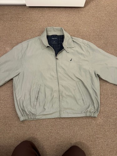 Nautica beige khaki zip - beige/khaki, zip-up