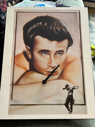 Vintage james dean wall clock - vintage,