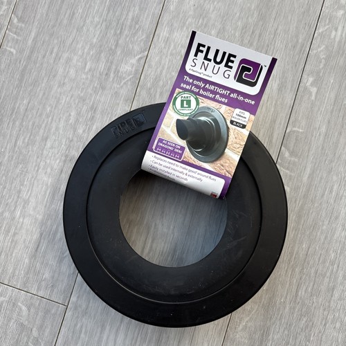 Fluesnug 100mm black boiler - 100mm,