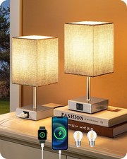 EDISHINE Bedside Lamps Set of