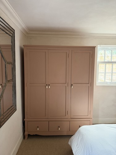 Hand painted wardrobe - wardrobe,
