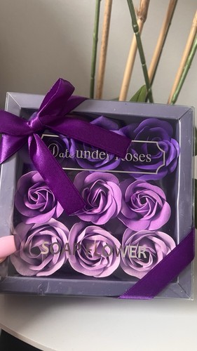 Purple shades soap - soap, flowers