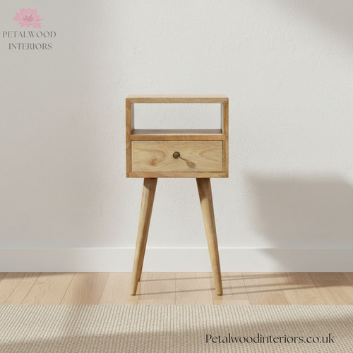 Light wood bedside - light,