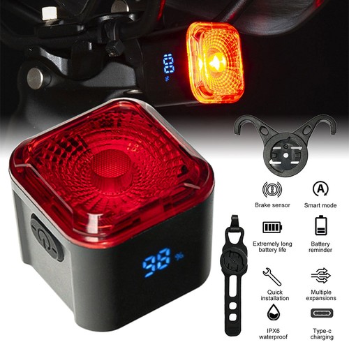 Smart brake taillight ipx6 - brake, usb