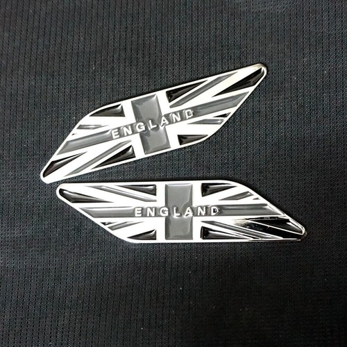 Pair black england flag - pair,