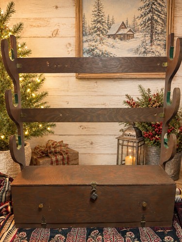 Antique wood gun - wood, 3